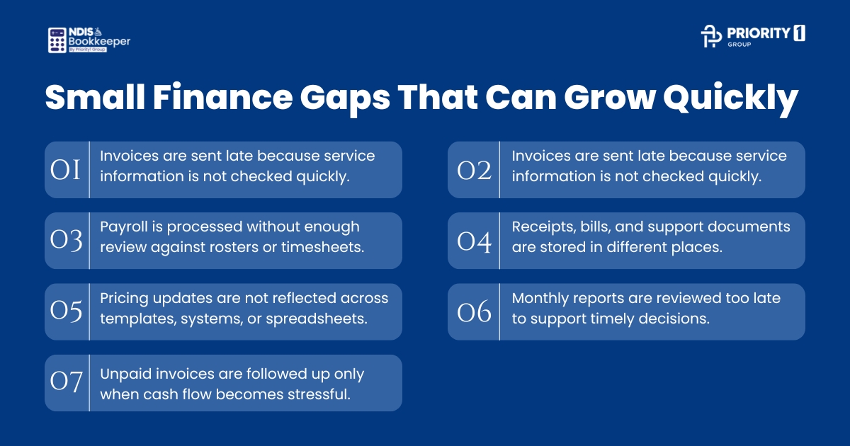 Why Basic Bookkeeping Is Not Enough for NDIS Providers Today 2 Small Finance Gaps That Can Grow Quickly